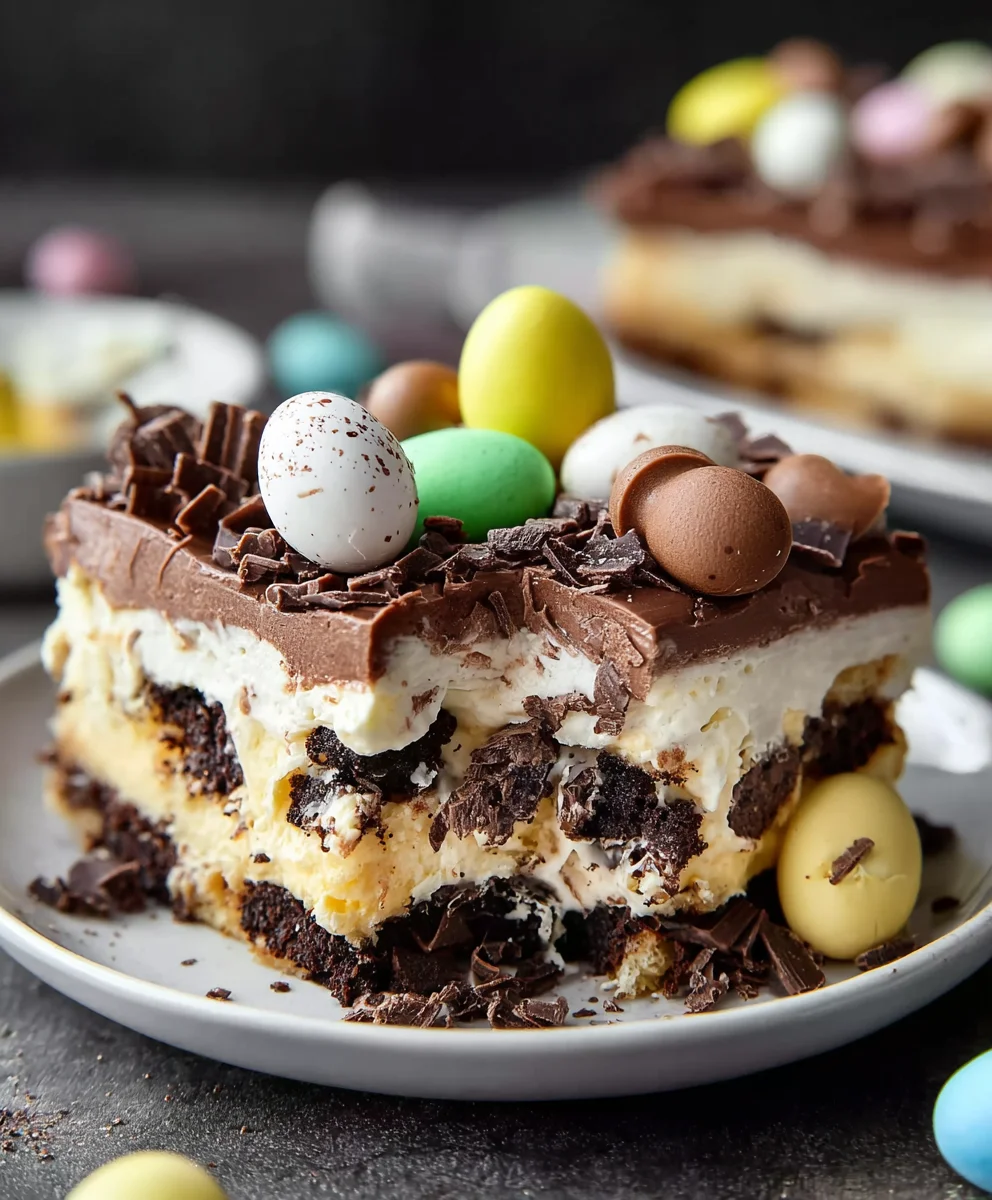 Decadent Easter Chocolate Lasagna Dessert Recipe