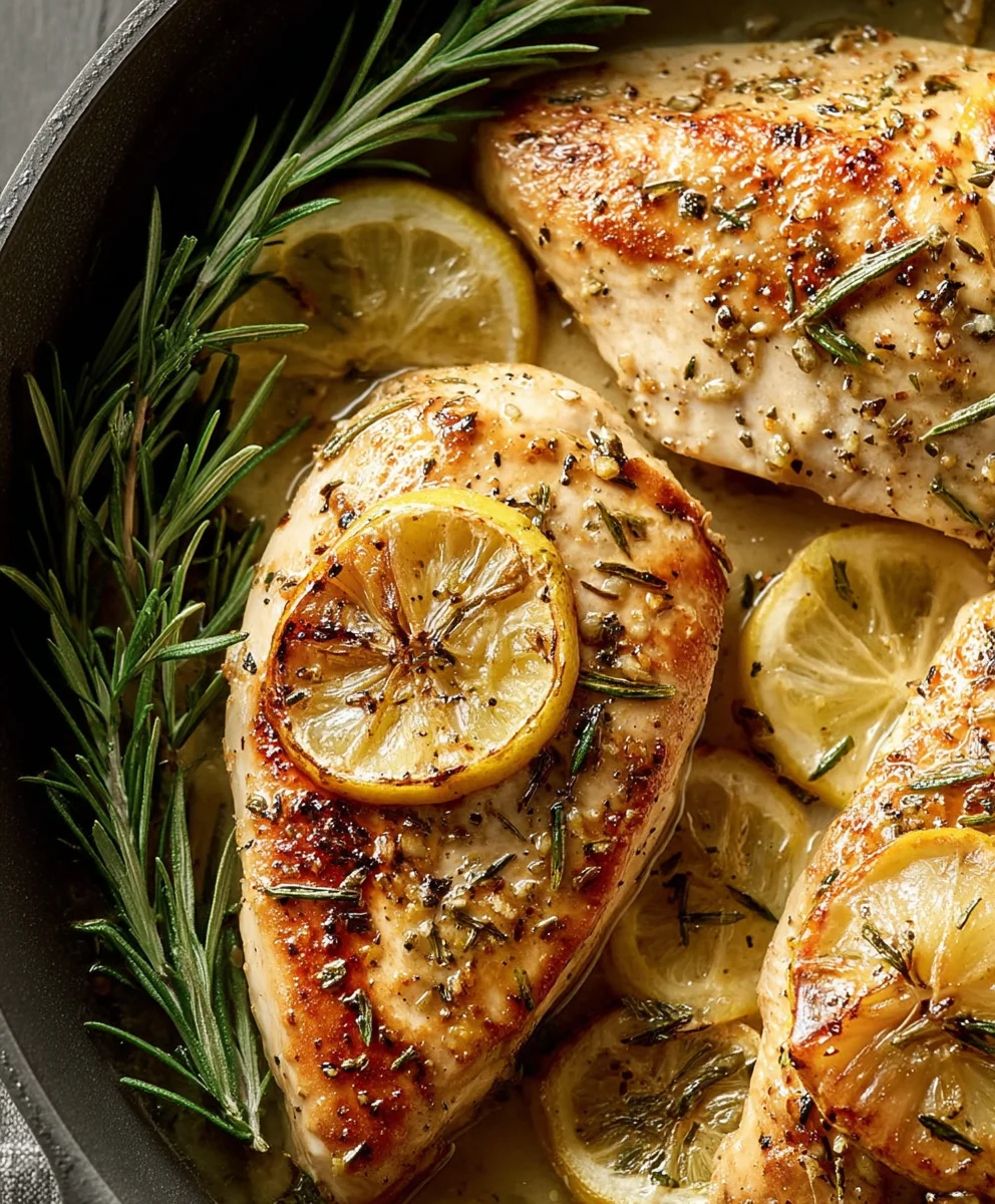 Easy Lemon Rosemary Chicken Recipe - Flavorful & Simple