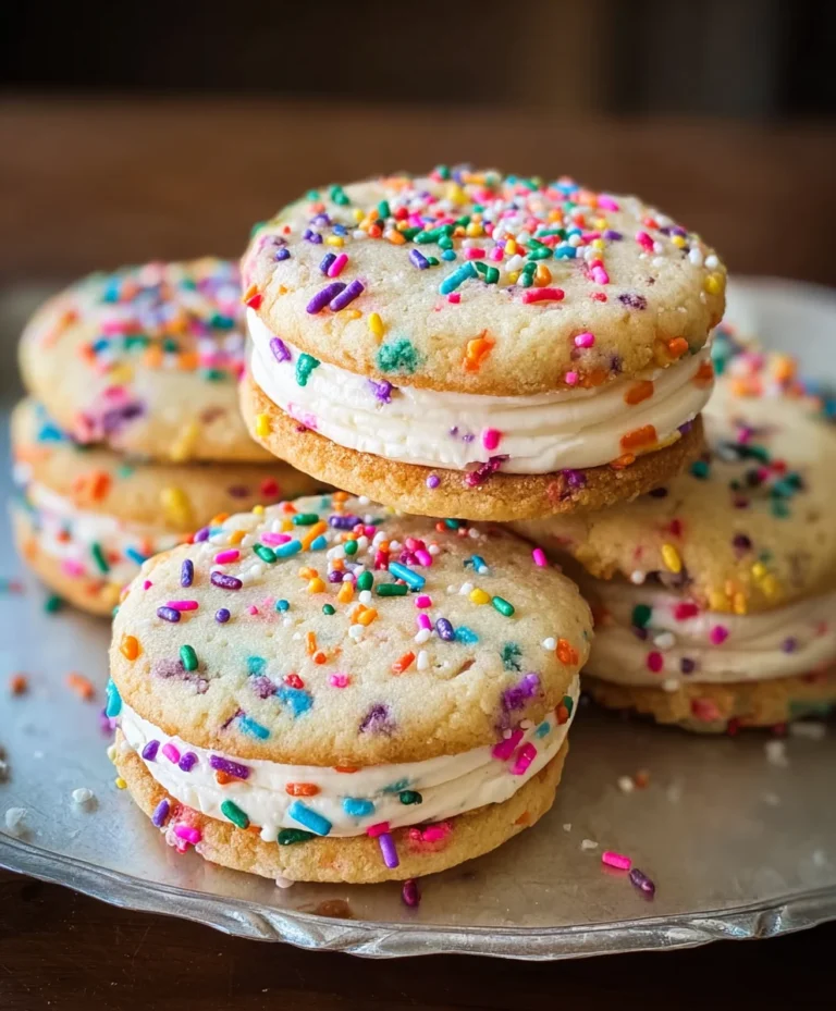 Funfetti Sandwich Cookies – Easy Homemade Treat