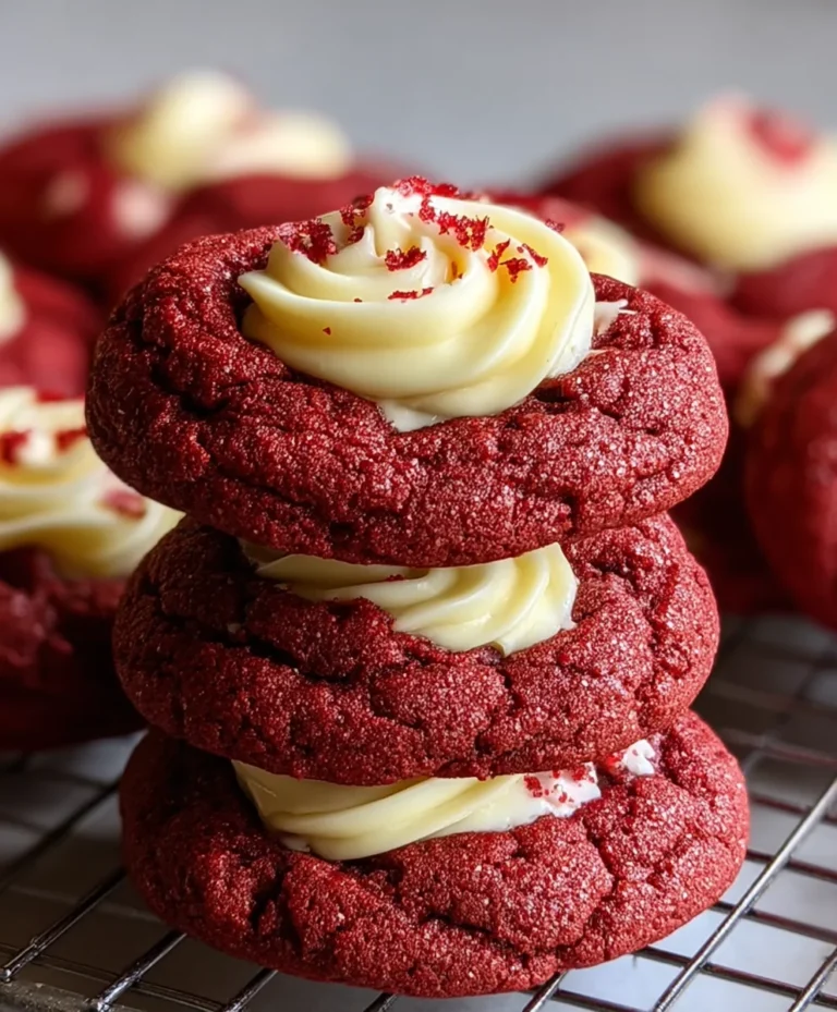 Cream Cheese Red Velvet Cookies-Decadent & Easy Recipe