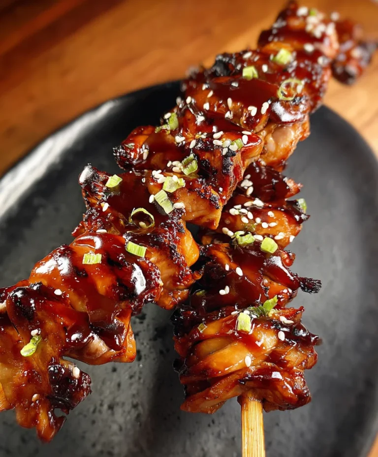 Easy Teriyaki Beef Skewers- Grilled Flavor