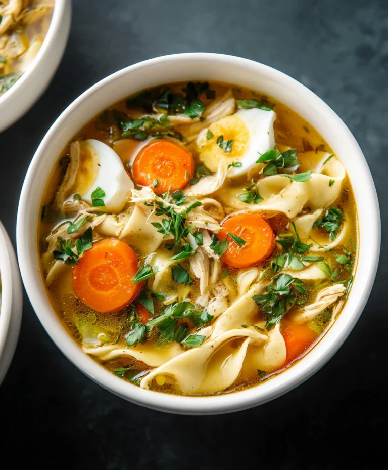 Best Chicken Noodle Soup – Easy Egg Noodle Recipe