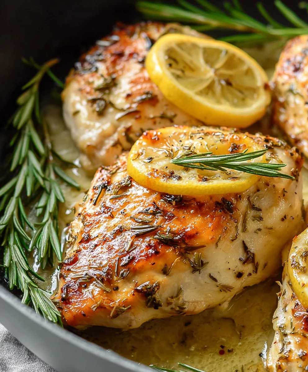 Easy Lemon Rosemary Chicken Recipe - Flavorful & Simple