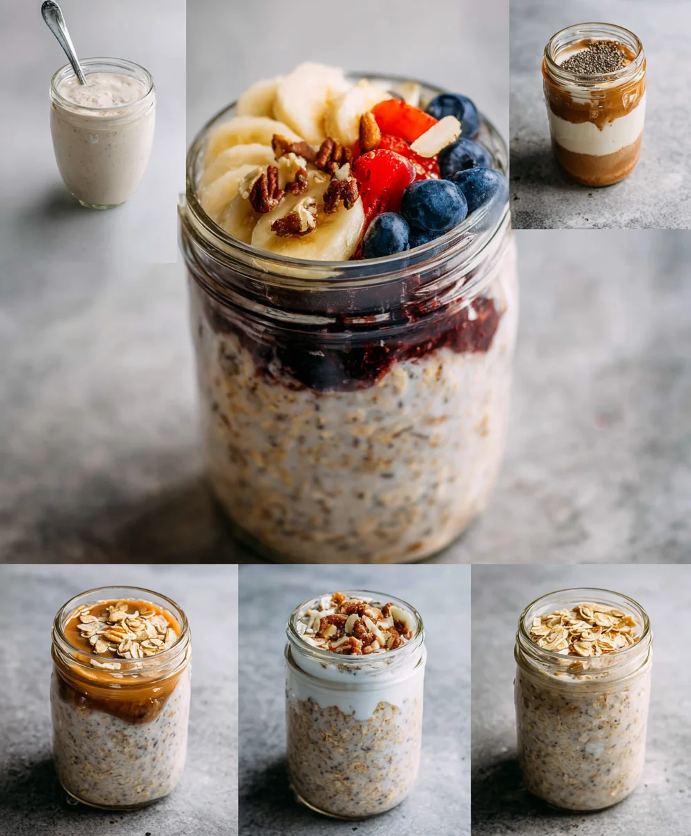 Simple Overnight Oats Base - Delicious Flavors