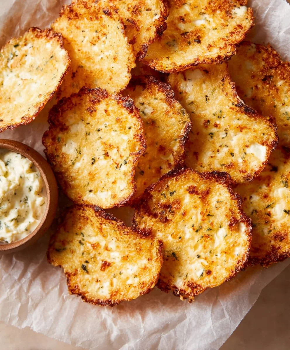 Crispy Cottage Cheese Chips-Healthy Snack Ideas