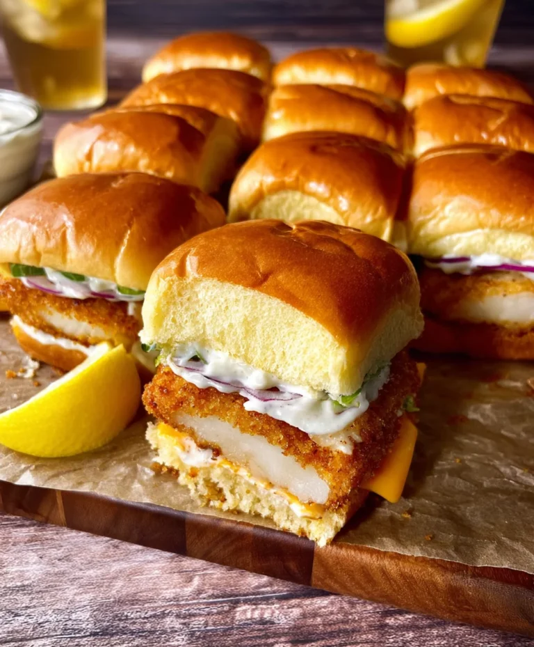 Easy Filet-O-Fish Sliders – Burger Style