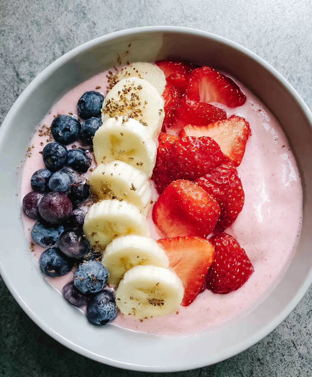 Quick Greek Yogurt Smoothie Bowl- Easy Recipe