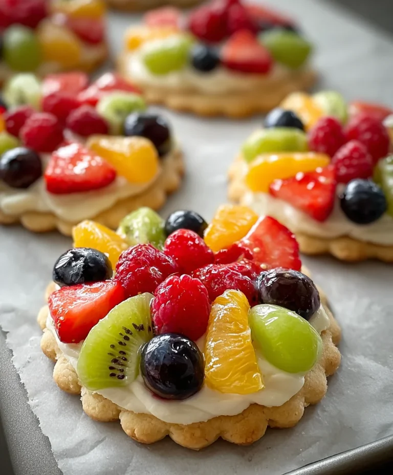 Fruity Pizza Cookies- Easy Dessert Recipe