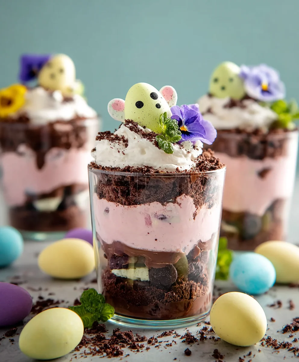 Easter Dirt Cups- Fun & Easy Spring Dessert