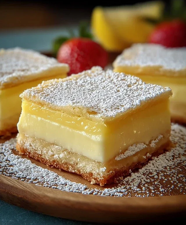 Vanilla Custard Cream Squares