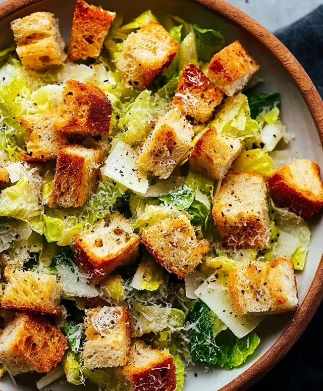 Classic Caesar Salad Croutons