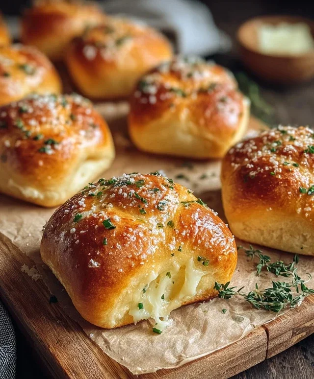 Korean Cream Cheese Garlic Buns