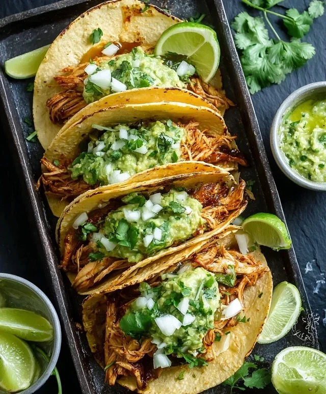 Crispy Poblano Chicken Tacos with Avocado-Jalapeño Salsa