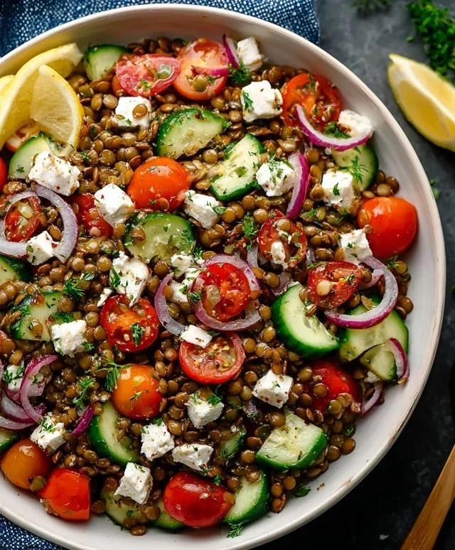 Mediterranean Lentil Salad