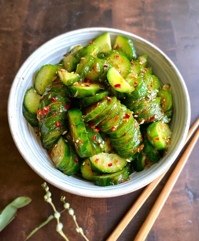 Spicy Asian Cucumber Salad