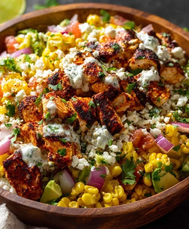 Tasty Street Corn Chicken Bowl