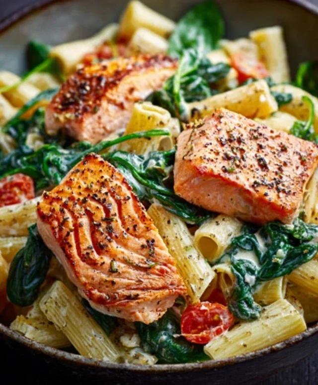 Salmon Spinach Pasta Dish: A Delicious and Nutritious Recipe to Try Today