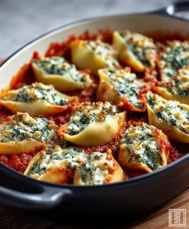 Spinach and Ricotta Stuffed Shells Recipe