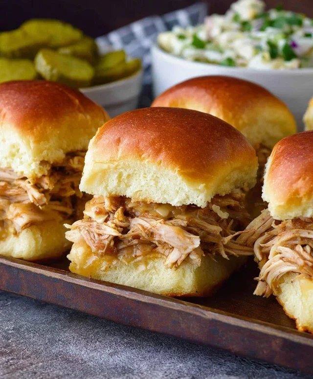 Crock Pot Mississippi Chicken Sliders