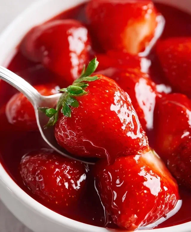 Fresh Strawberry Sauce (Strawberry Topping)
