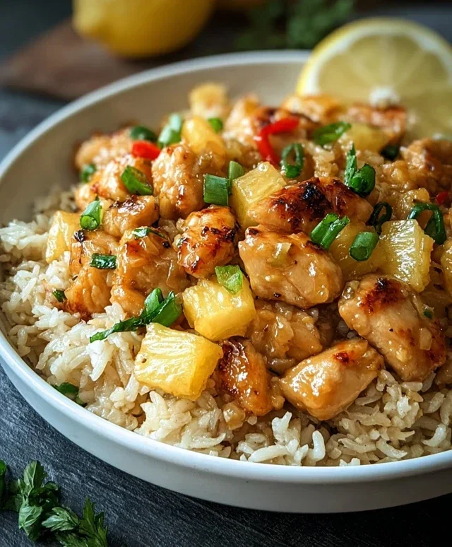 Pineapple Chicken and Rice