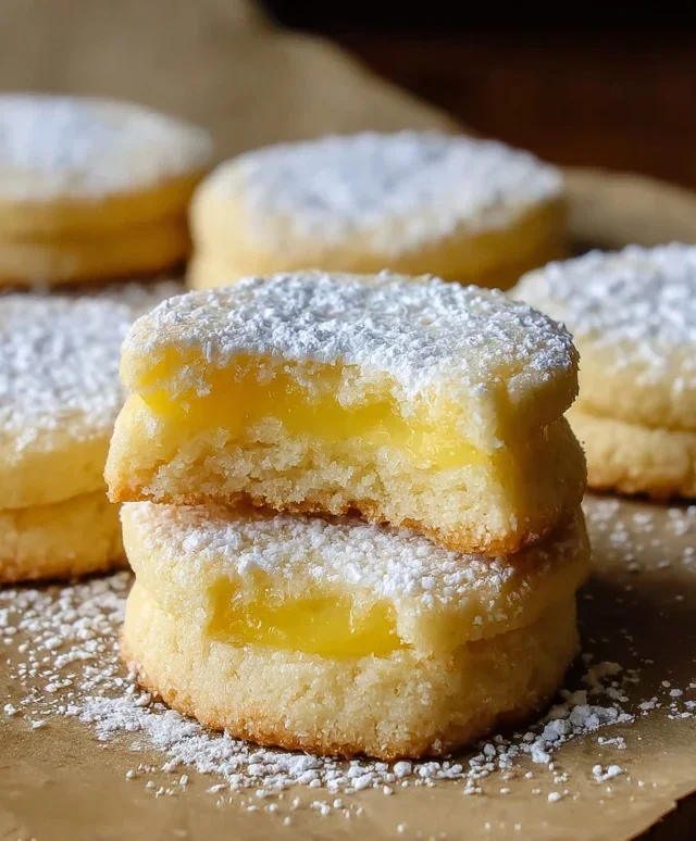 Lemon Bar Butter Cookies
