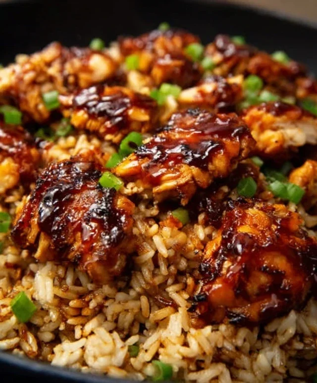 One-Pan Bold Honey BBQ Chicken Rice