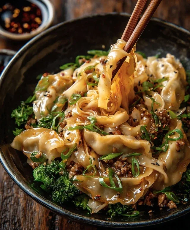 Potsticker Noodle Bowl