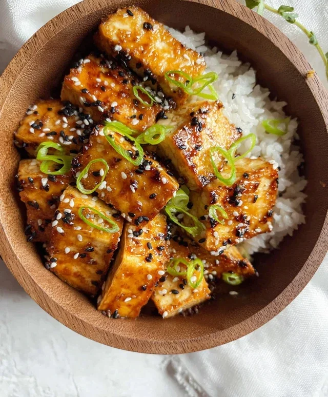 Honey Garlic Tofu