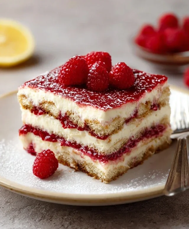 Raspberry Tiramisu
