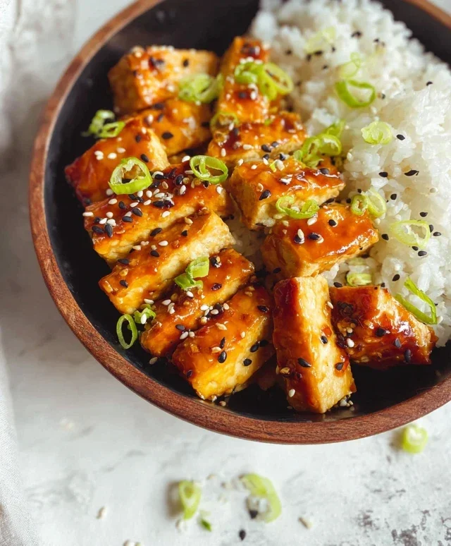 Honey Garlic Tofu