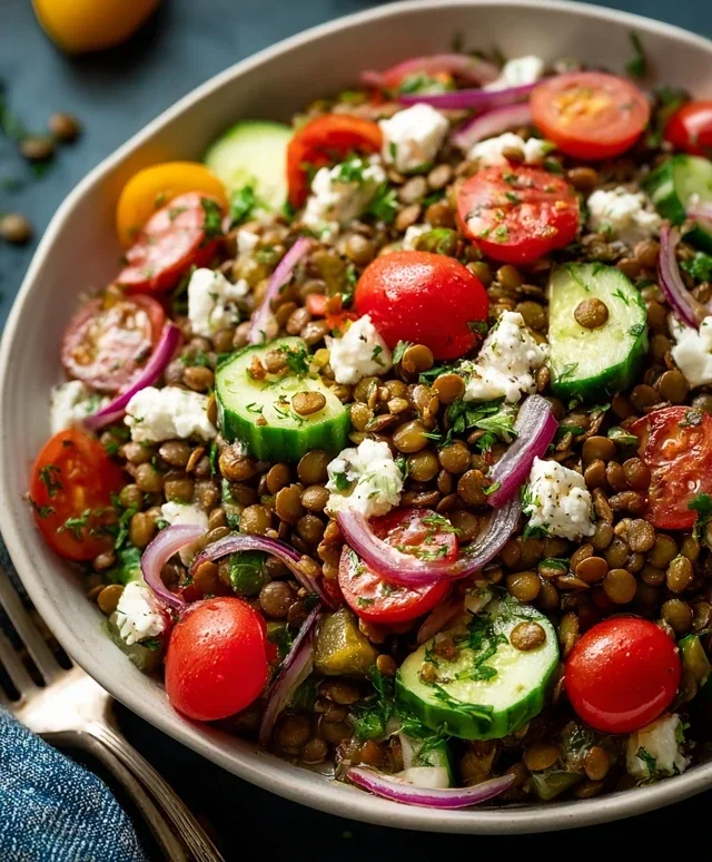 Mediterranean Lentil Salad