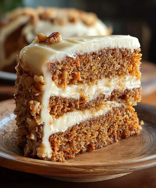 Honeybun Carrot Cake with Cheesecake Filling