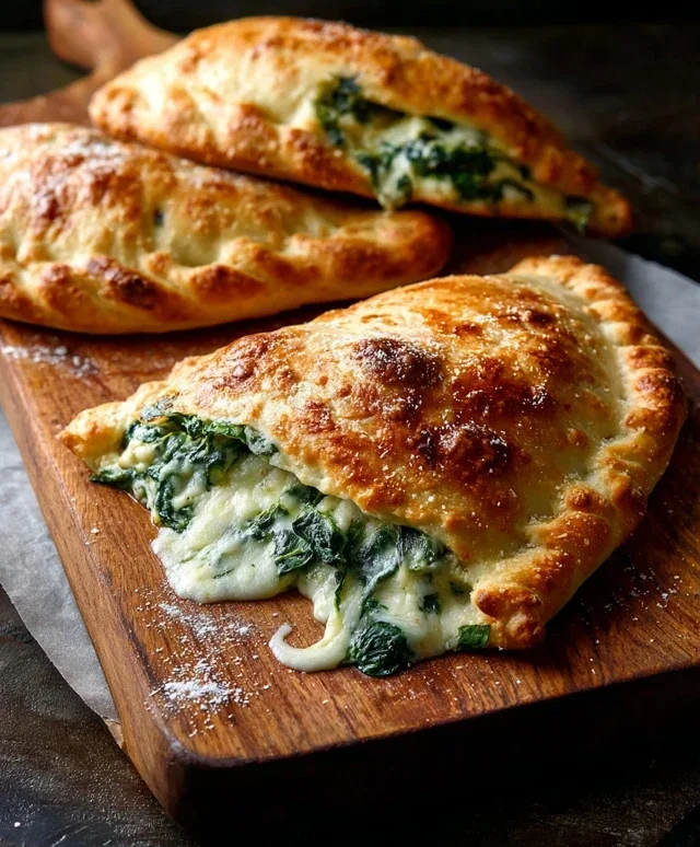 Ricotta Spinach Calzones