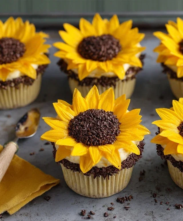 Sunflower Cupcakes.Html