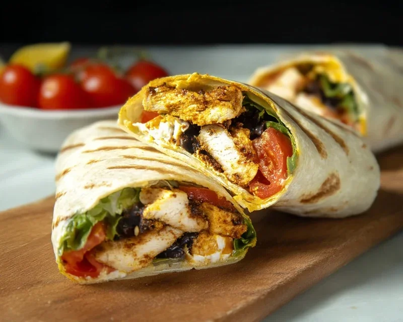 Chipotle Ranch Grilled Chicken Burrito