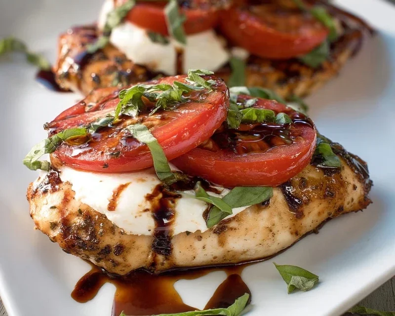 Grilled Chicken Caprese