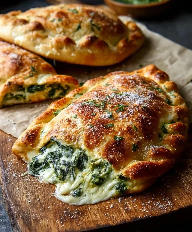 Ricotta Spinach Calzones