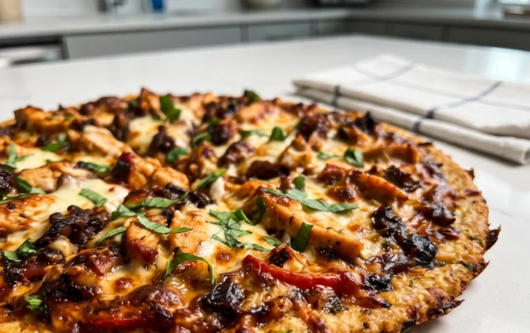 Chicken Crust Pizza (Low Carb + High Protein
