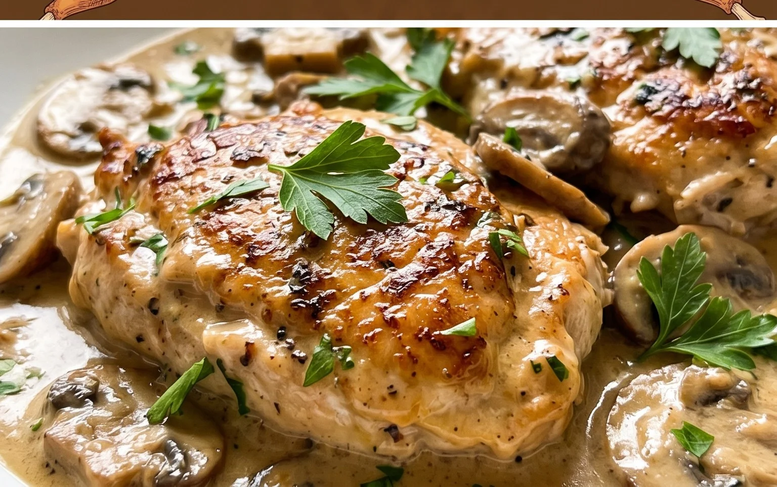 Creamy Mushroom Chicken Recipe