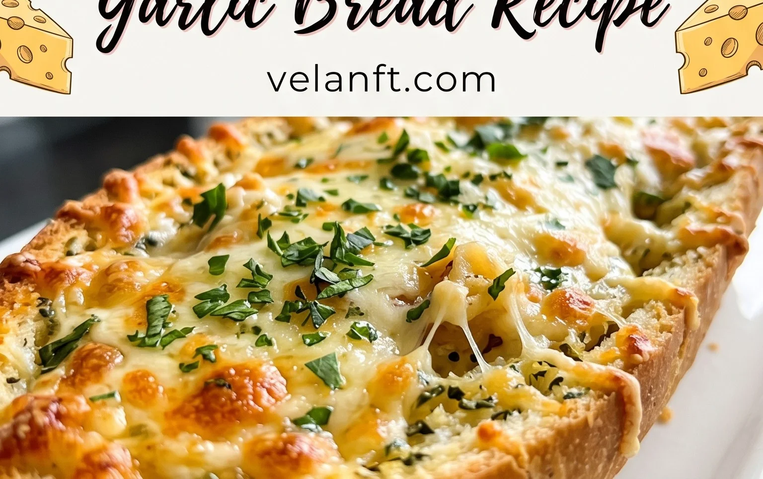 BEST CHEESY GARLIC BREAD RECIPE
