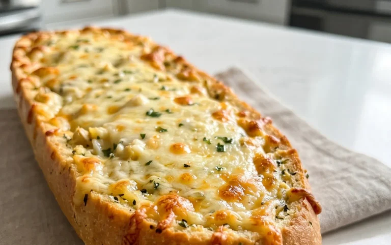 BEST CHEESY GARLIC BREAD RECIPE