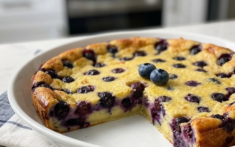 Lemon Blueberry Clafoutis