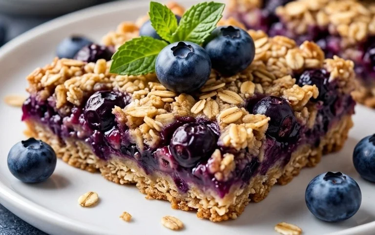 Blueberry Oatmeal Bars