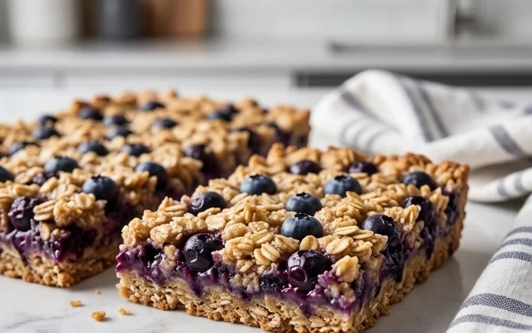Blueberry Oatmeal Bars