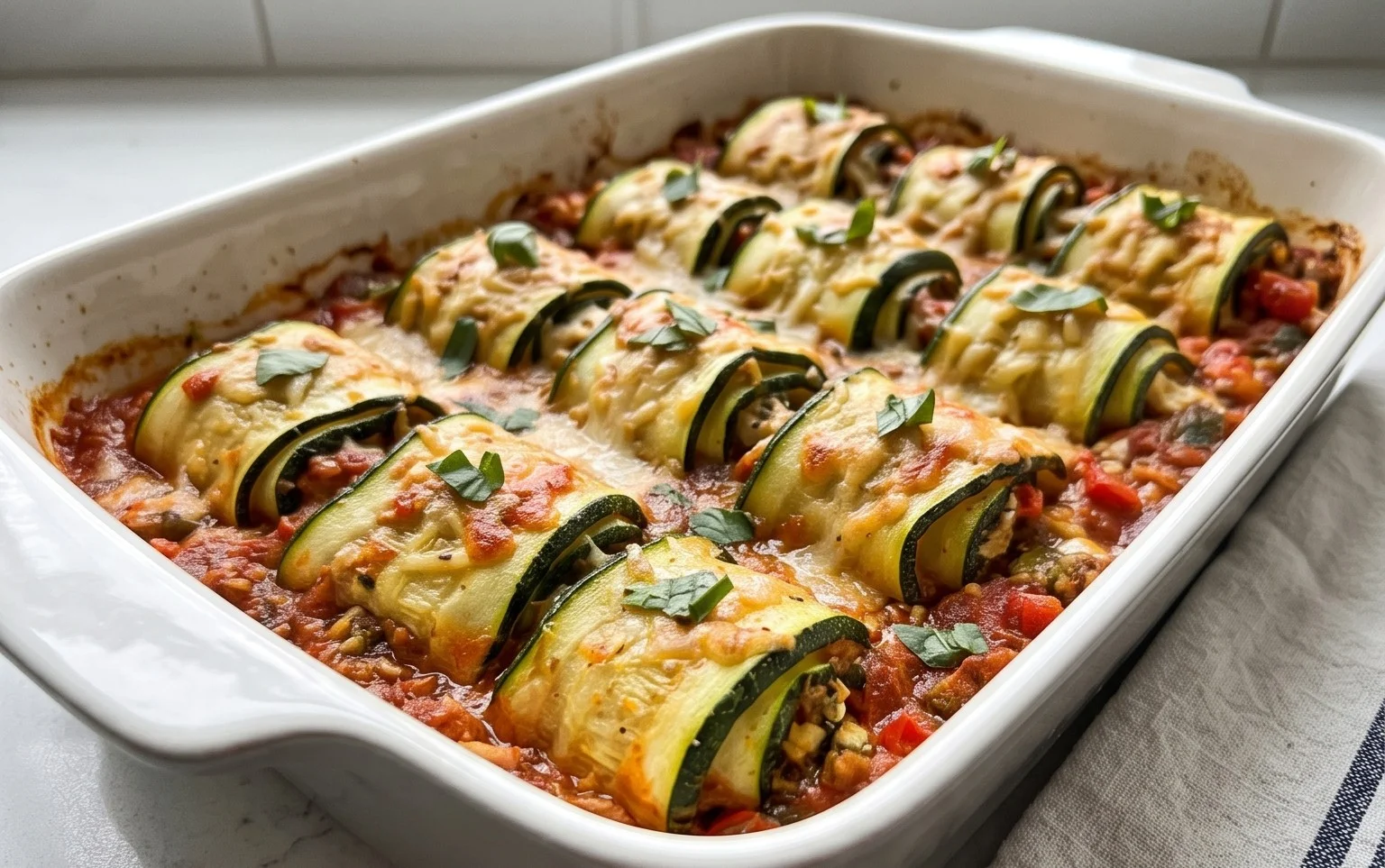 Vegan Zucchini Rollatini