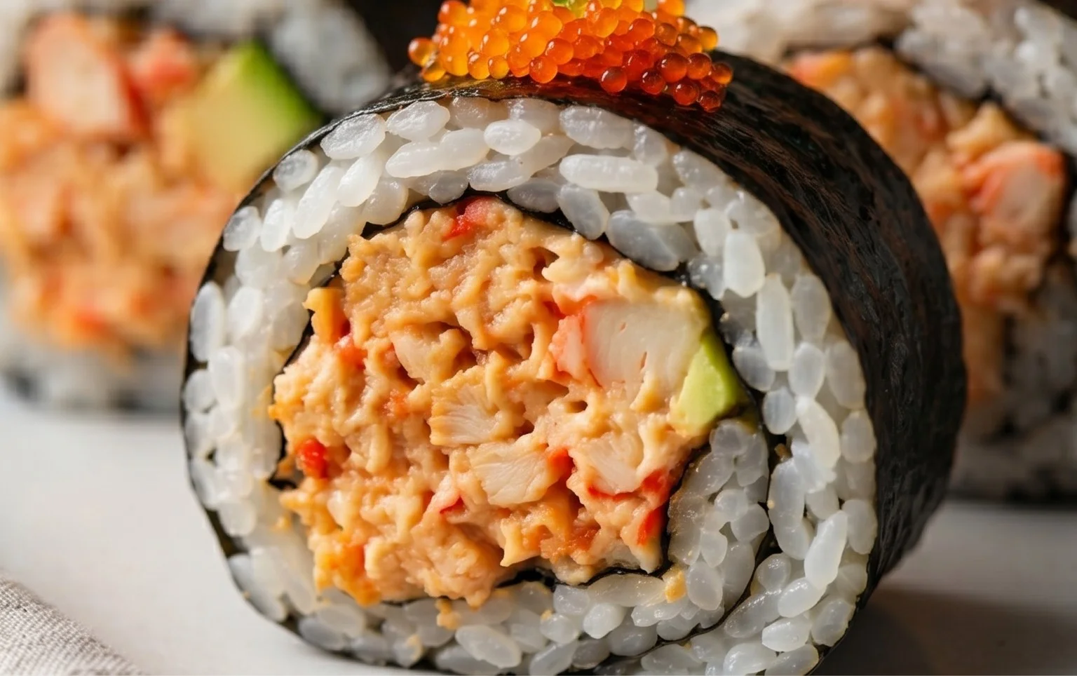 Kani Sushi (Spicy Crab Roll)