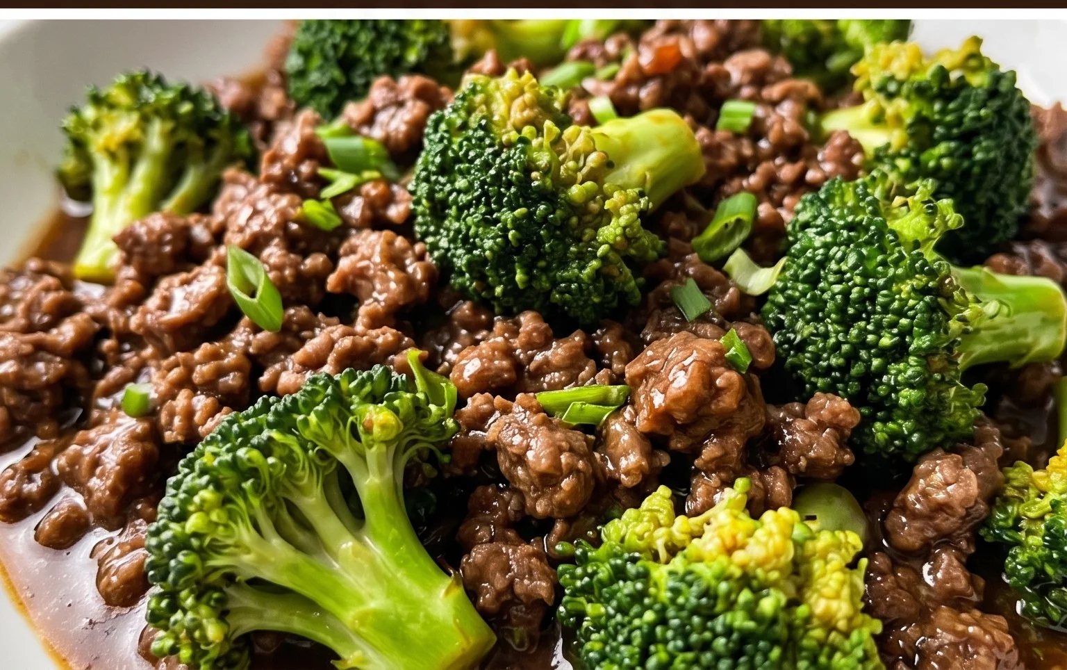 Ground Beef and Broccoli