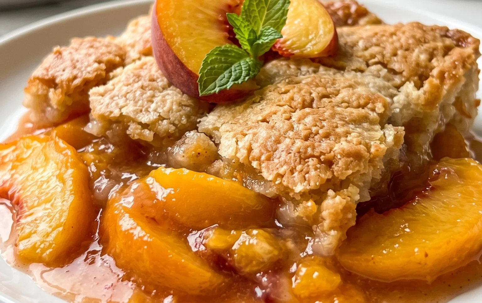 Fresh Peach Cobbler