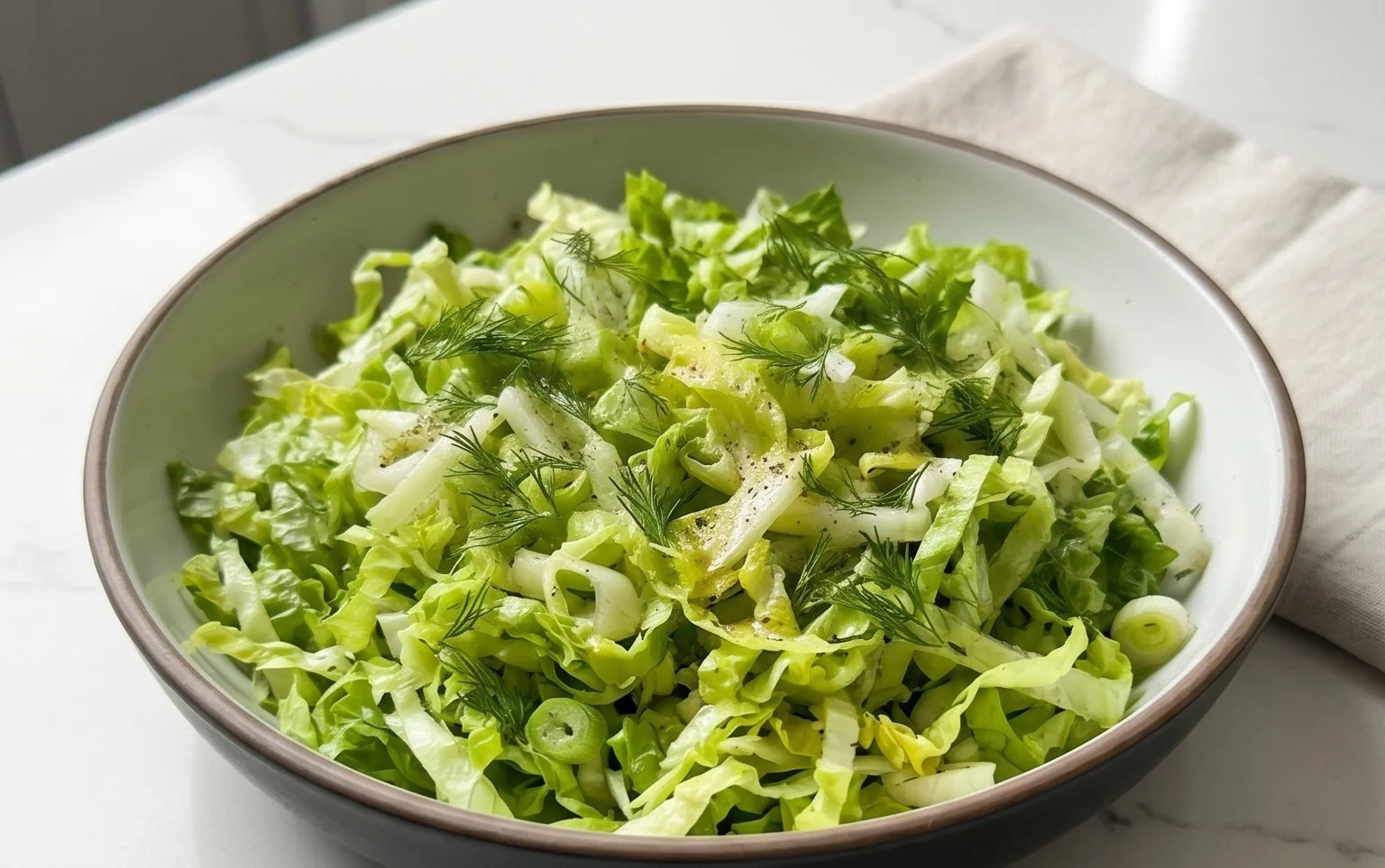 Maroulosalata (Greek Lettuce Salad)